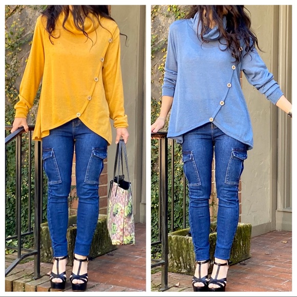 #23 ✨LAST ONES✨PARIS✨Cargo side pockets Skinny Jeans - Picture 8 of 8